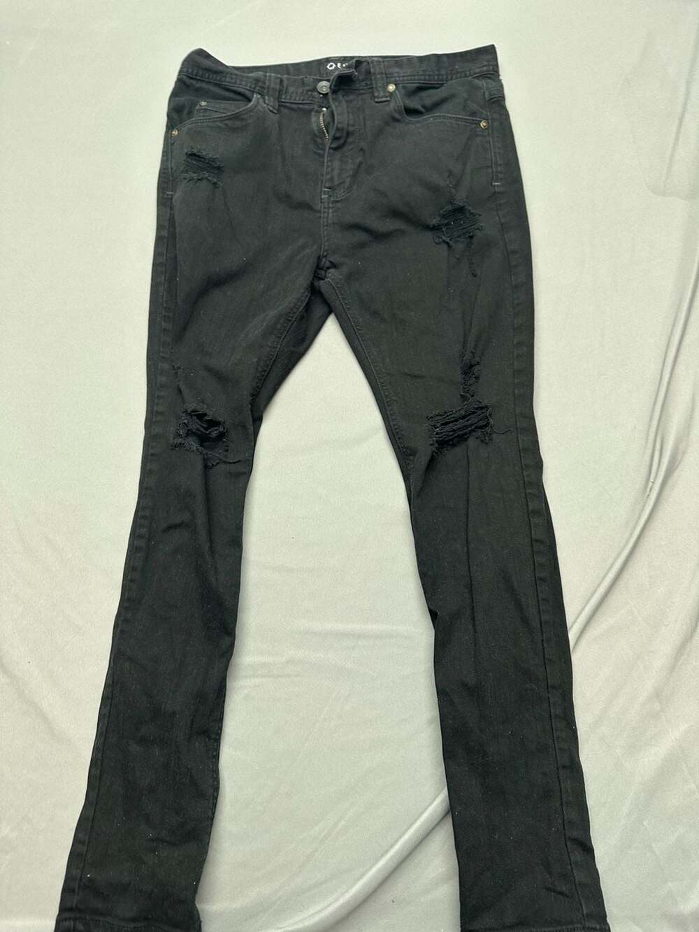 Empyre Black Distressed Skinny Jeans Size 30